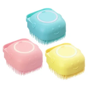 LuxePaws 2-in-1 Soft Silicone Pet Bath & Massage Brush